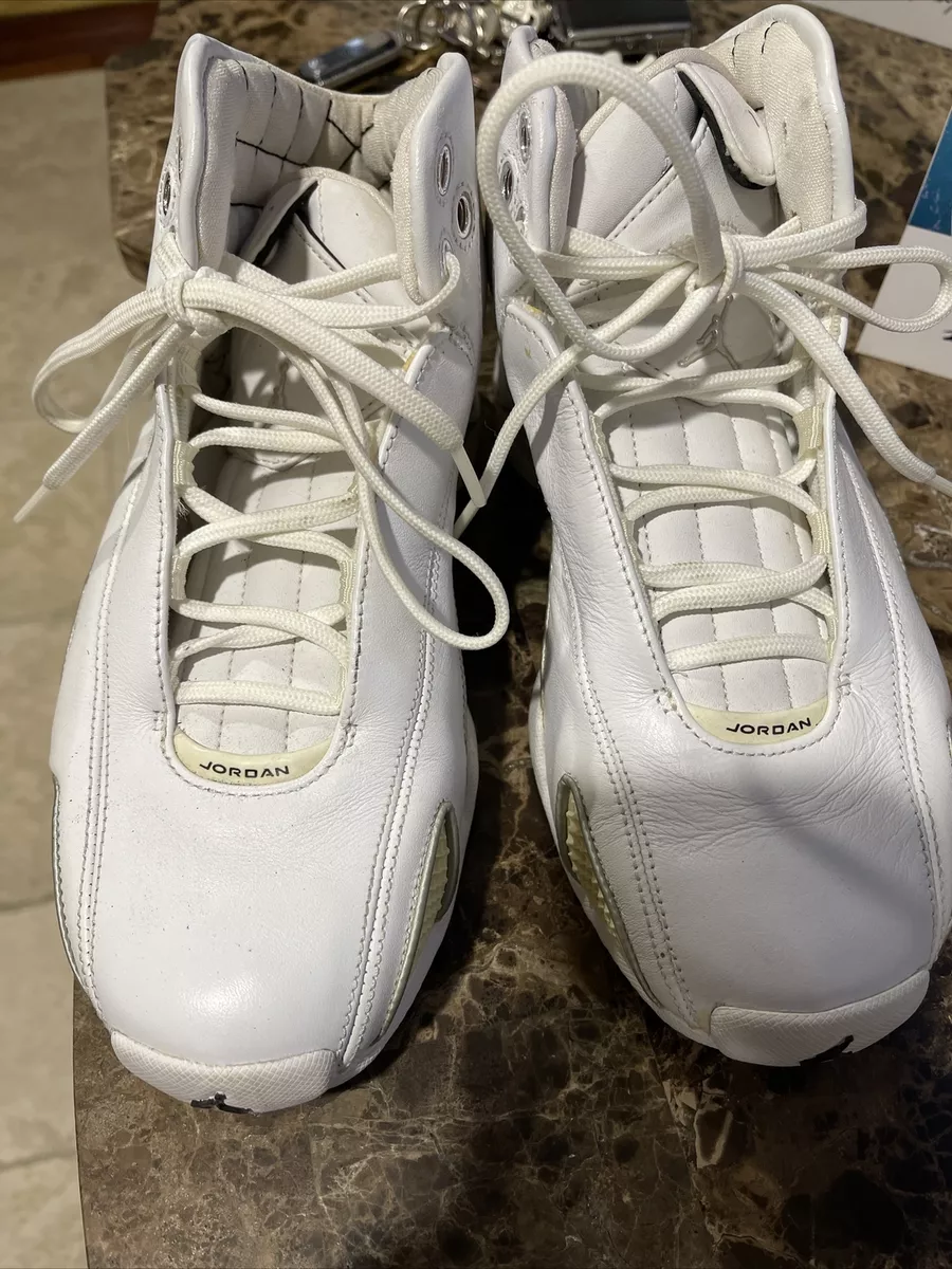 Jordan 23 Off White And White Tennis Shoes Sneakers Size 5.5