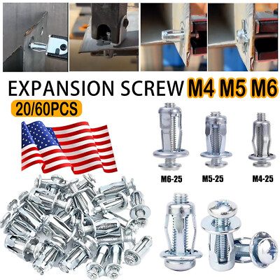 20-60 Jack Nuts For Metal M4/M5/M6 Car Rivet Nut Tool Screw Petal Nut Expansion