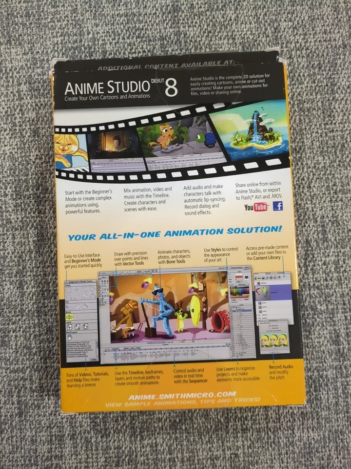 Smith Micro Anime Studio Debut 8 (Retail,1 User) - Full Version for Mac, Window… - Image 4 of 4