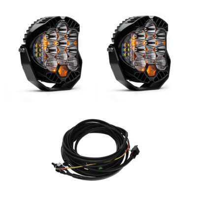 Baja Designs Pair LP9 LED Driving/Combo Lights & Harness Kit
