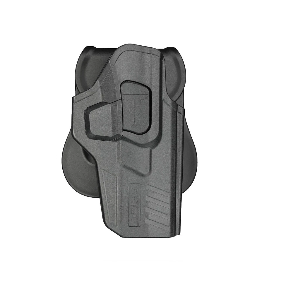 For Glock 17 22 31 Gen 1/2/3/4 Level 2 OWB Paddle Holster w Quick Release Button - Image 3 of 4