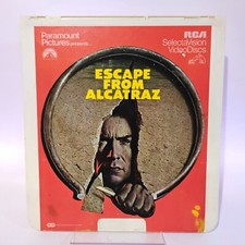 Escape from Alcatraz RCA Selectavision Video Capacitance Electronic Disc CED 
