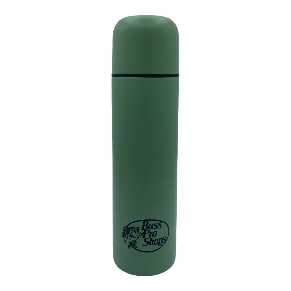 Bass Pro Shop / Cabela's Tall Green Camping Hunting Thermos Twist Cup Easy  Pour