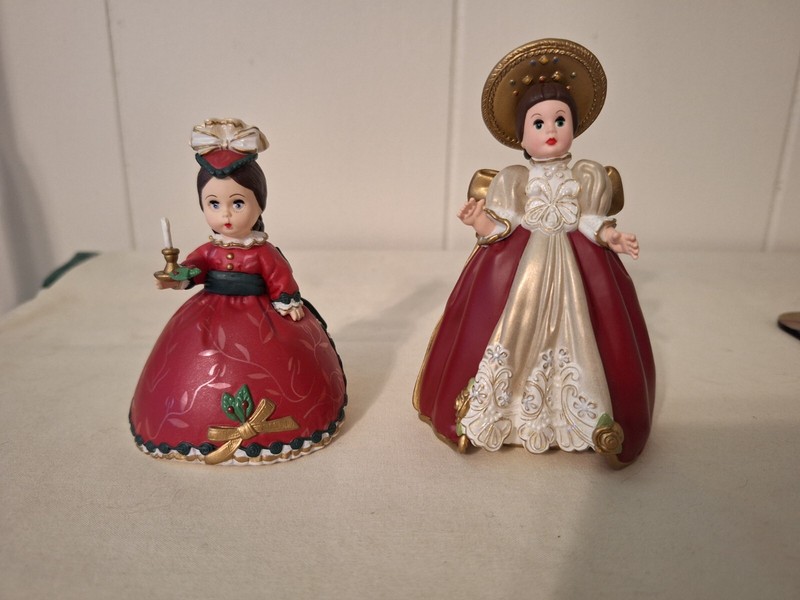 Set of 2 Madame Alexander Collector's Series Hallmark Keepsake Ornaments