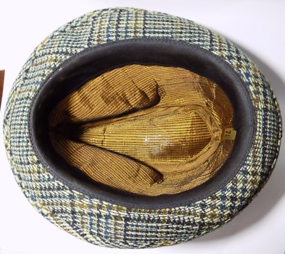 Vintage United Hatters Cap & Millinery Tweed Houndstooth  display picture 1
