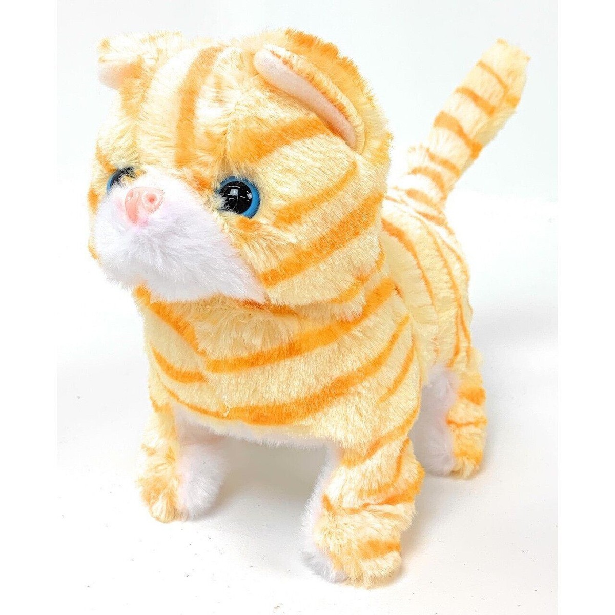Casanova Kitten Plush Stuffed Animal Meow Sound/Walking Cat Cloud