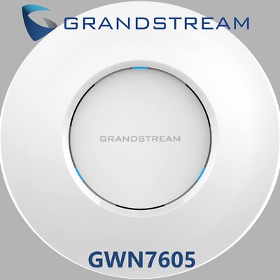 Grandstream GWN7605 Wave-2 WiFI Access Point Wall / Ceiling Mountable Gigabit