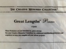 Creative Memories Great Lengths Sticker Protectors 6 Pack