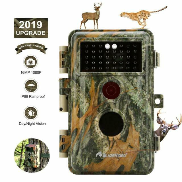 blazevideo game trail camera night vision 16mp