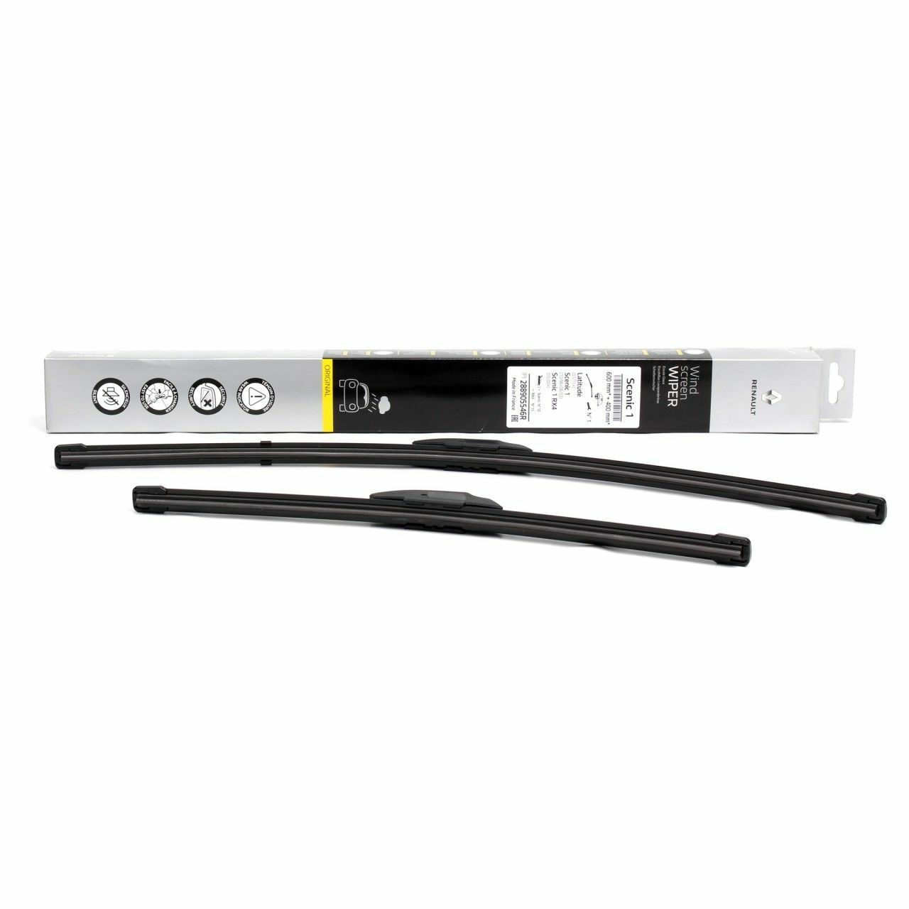 Balais d'essuie-glace avant Megane Scenic 1 d'origine Renault 288902958R