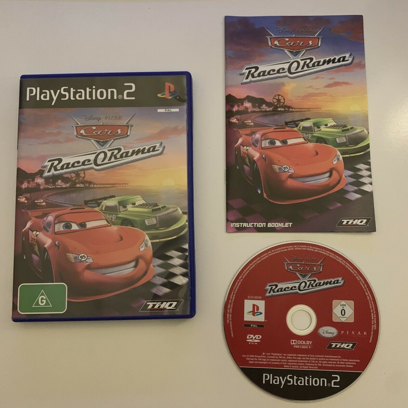 Disney Pixar Cars Race O-Rama - PlayStation PS2 PAL Game