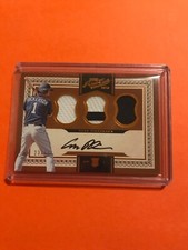 2016 Panini Prime Cuts II Bronze /49 Alex Dickerson #28 Rookie Auto Triple Patch