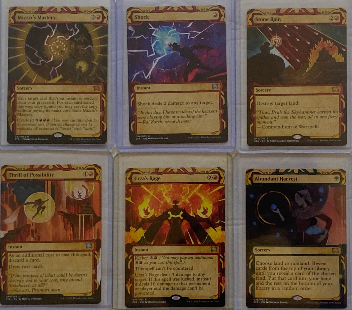 MTG STRIXHAVEN MYSTICAL ARCHIVE COMPLETE SET ENG 63 CARDS MINT IN PLASTICS  | eBay