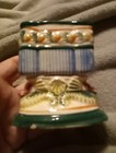 Vintage Table Top Tobacco Cigarette Holder Match Japan Shell Animal Fish Figure — photo 2