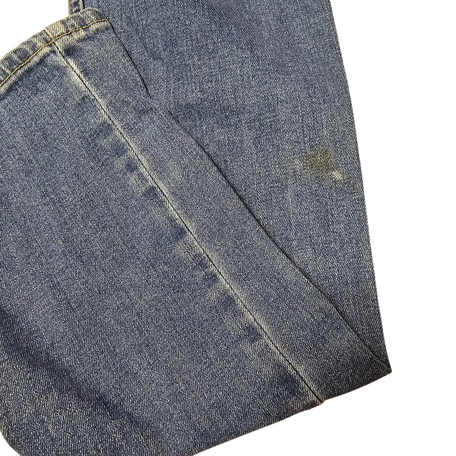 Hollister California Skinny Jean Denim Y2K VTG Pants Grunge Blue Size 28x30 image 4