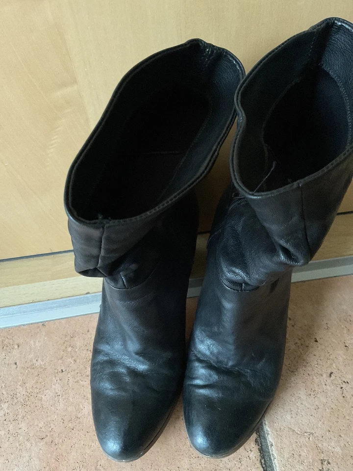 Extravagante  italienische LEDER  Stiefeletten von Gianni Gregori Gr.37 - Bild 2 von 4