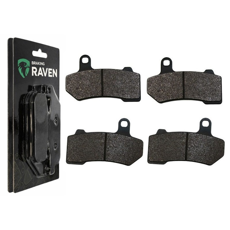 Plaquettes de frein avant Harley Touring Road Glide endurance thermique et freinage silencieux