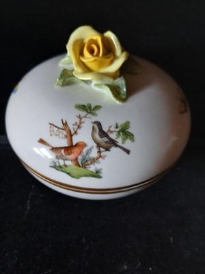 Herend Rothschild Bird Bon Bon with lid 7605/120