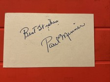 Paul Minner 🔥🔥MLB Debut: 1946 Brooklyn Dodgers🔥🔥 Autograph Postcard 🔥🔥🔥