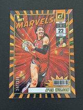 2025 Panini Donruss WNBA - Net Marvels A'ja Wilson #8 Orange Laser /399