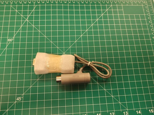 Vintage Computer Keyboard Cable 5 Pin Din to DB9 Serial Connector Gray Assembly - Picture 2 of 5