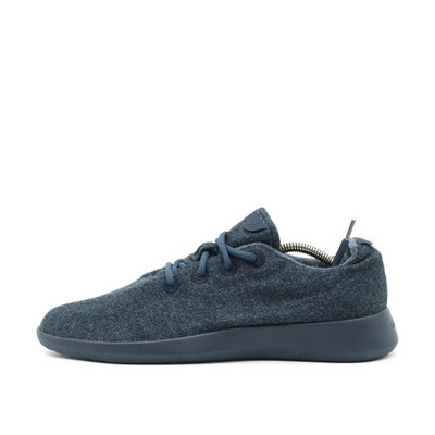Allbirds Herren Wool Runner Dunkelblau Wolle Niedrig Laufschuh EU 43-44