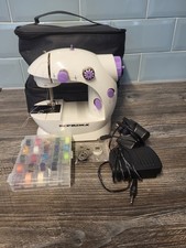 Mini Sewing Machine Electric Or Battery Operated Has Pedal Working Order