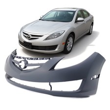 Primed Front Bumper Cover Fascia Direct Fit For 2009-2013 Mazda 6 09-13