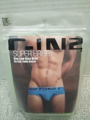 C-IN2  SUPER BRIGHT,LOW RISE BRIEF, COLOR G IL GREEN, SIZE  XL,  (1) UNDERWEAR