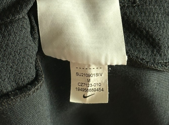 Nike Jacket Mens Medium Black Solid Full Zip Trac… - image 10