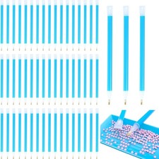 5D Diamond Painting Pens, Blue Rhinestone Embroidery Pen for Diamond Art Craft