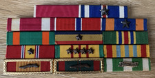 US Vietnam War Ribbon Bar Set 14 Ribbons US Navy Service Mounted