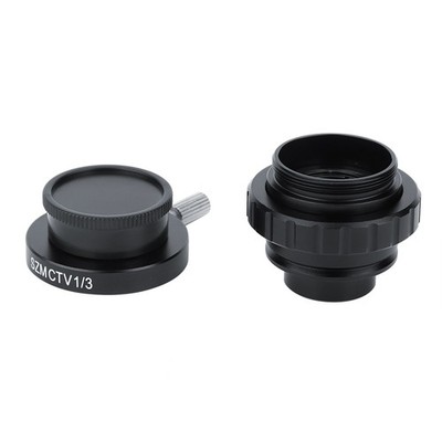SZMCTV 1/3 Adapter C-Mount Lens Adapter For Trinocular Stereo Microscope Camera