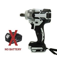 Cordless Electric Impact Wrench Gun 12 High Power Driver For Makita Nobattery