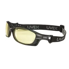 Uvex Livewire, Safety Glasses, Hydroshield Anti-Fog, Amber Lens, Black Frame,