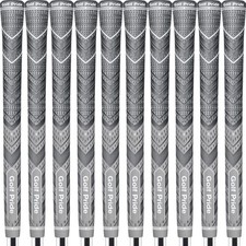 Golf Pride MCC Plus4 Gray Midsize Grip - Set of 10 - 1 Hybrid Grip in Golf 