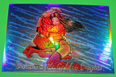 1996 SHI CHROMIUM VISIONS GOLDEN EMPIRE PARALLEL HOLOCHROME CHASE #28 CARD TUCCI