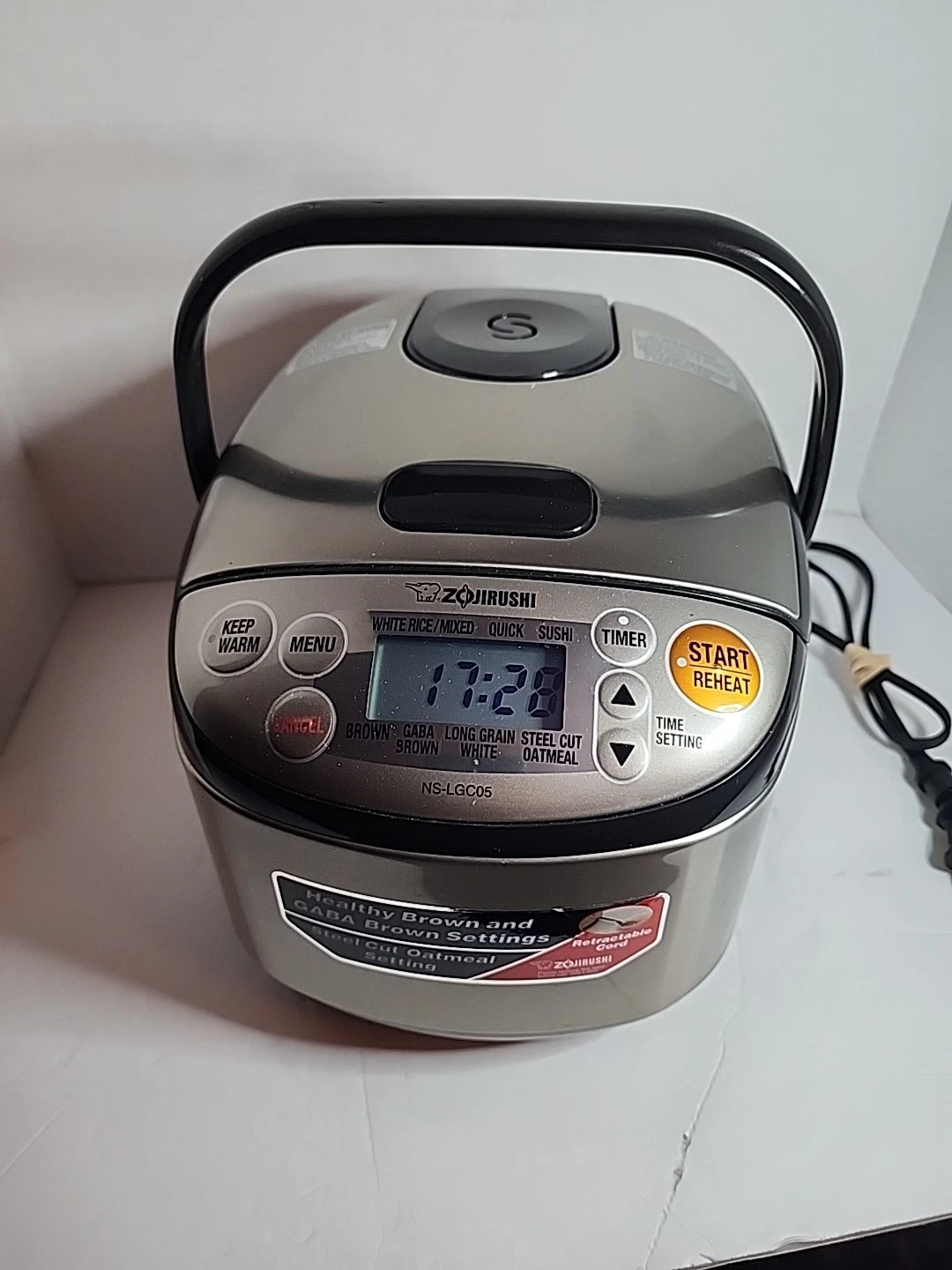 Zojirushi NS-LGC05 Electric Rice Cooker 3 Cup Stainless Steel 7 Settings-READ
Opens in a new window