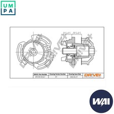 WATER PUMP ENGINE COOLING DP2310.10.047 FOR VW SANTANA GOLF/II SCIROCCO JETTA