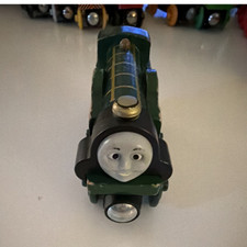Thomas Friends Wooden Train Engine Emily Green/Black Ages 3-7