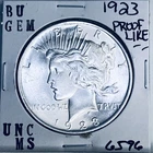 1923 P BU GEM PEACE SILVER DOLLAR UNC MS+++ U.S. MINT RARE COIN 6596