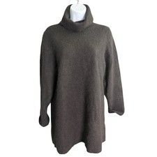 Other Stories Stockholm Atelier Alpaca Blend Turtleneck Sweater Brown XS Soft