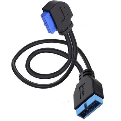 SATA USB Verlängerungskabel, USB 3.0 Motherboard Front 19 Pin Stecker auf Buc...