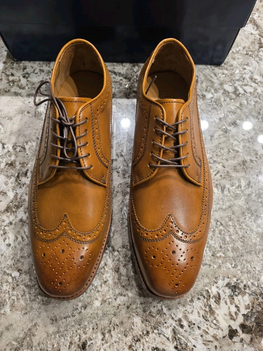 Polo Ralph Lauren Brown Wingtip Dress Shoes for Men for sale  display picture 3