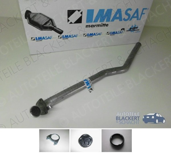 Imasaf Auspuff Mittelrohr + Anbauteile FüR Audi 200 2.1 5 T (43) 1979-1982-image
