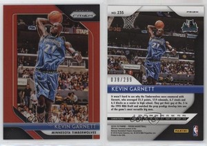 2018-19 Panini Prizm Red Prizm /299 Kevin Garnett #235 HOF