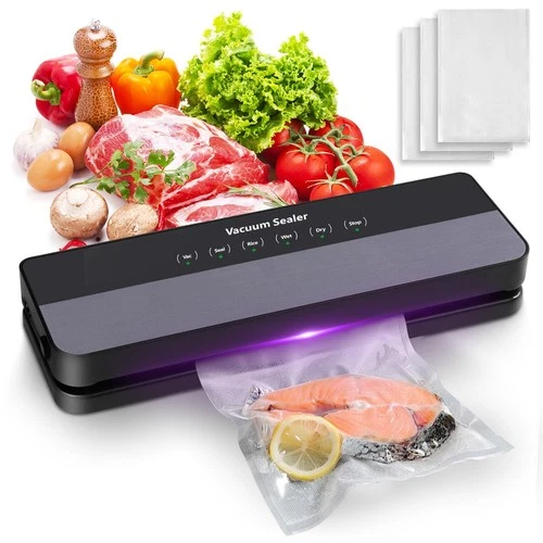 AUAUY Vacuum Sealer, 5-in-1 Food Vacuum Sealer Machine with 65 KPA Powerful