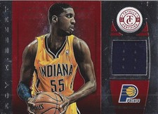2013-14 Totally Certified Materials Red #47 Roy Hibbert Jersey /99 - BSK