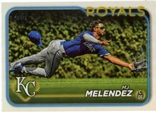 2024 TOPPS SERIES 2 RAINBOW FOIL M.J. MELENDEZ  #372 KANSAS CITY ROYALS