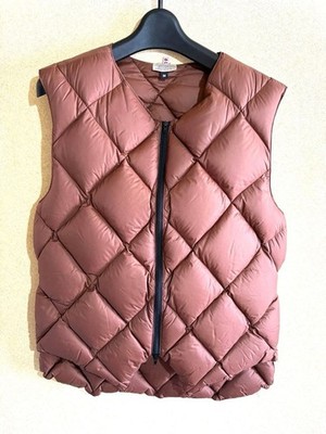 Engineered Garments Quilted Inner Down Vest Brown M Cleaned #FC ZFA
